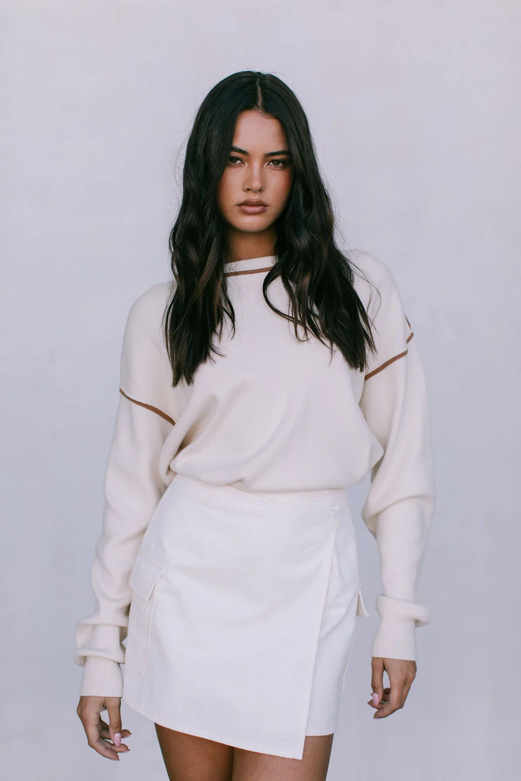 Libra Knit Jumper Cream - Image 8