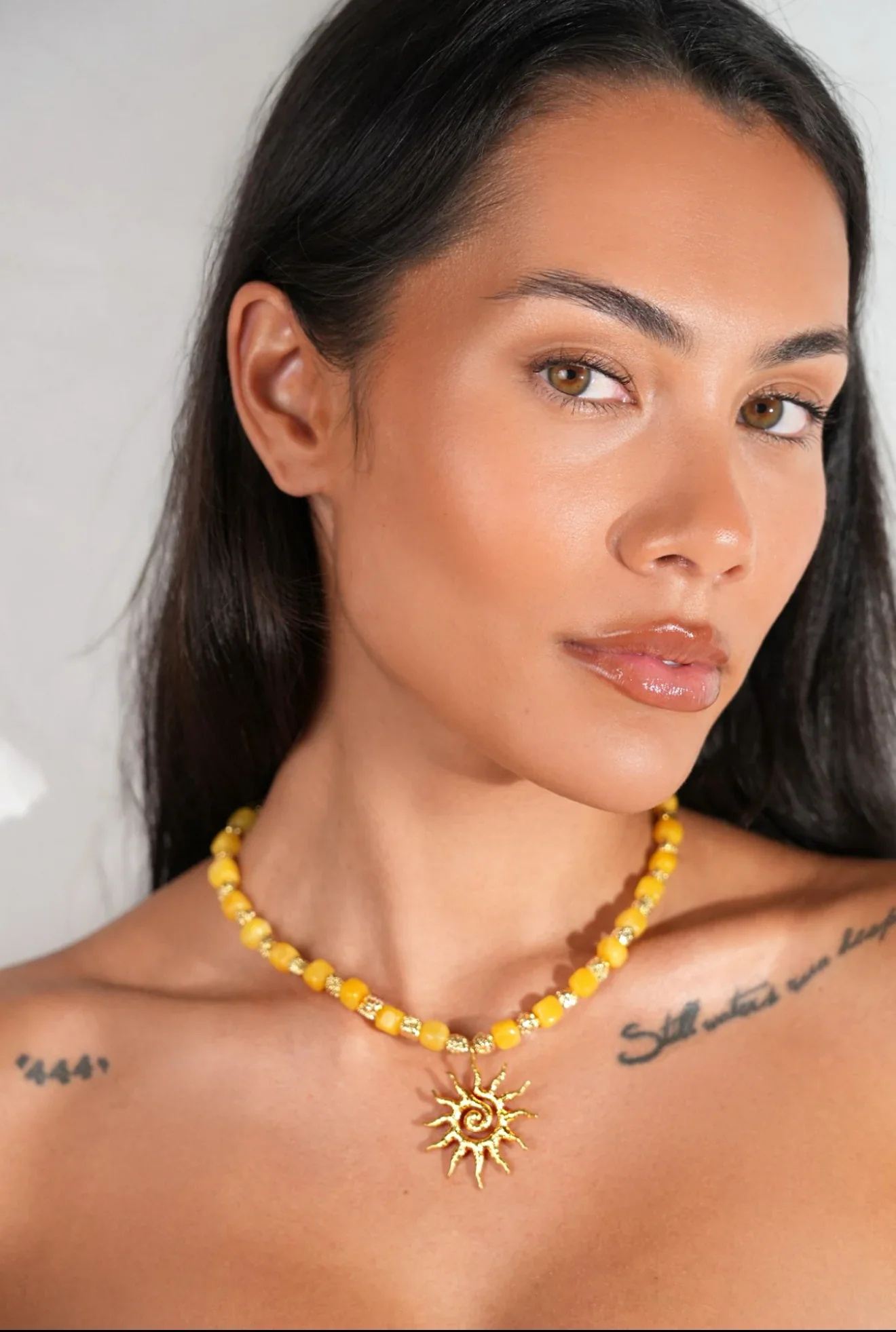 Liora Necklace Gold Sun - Image 4