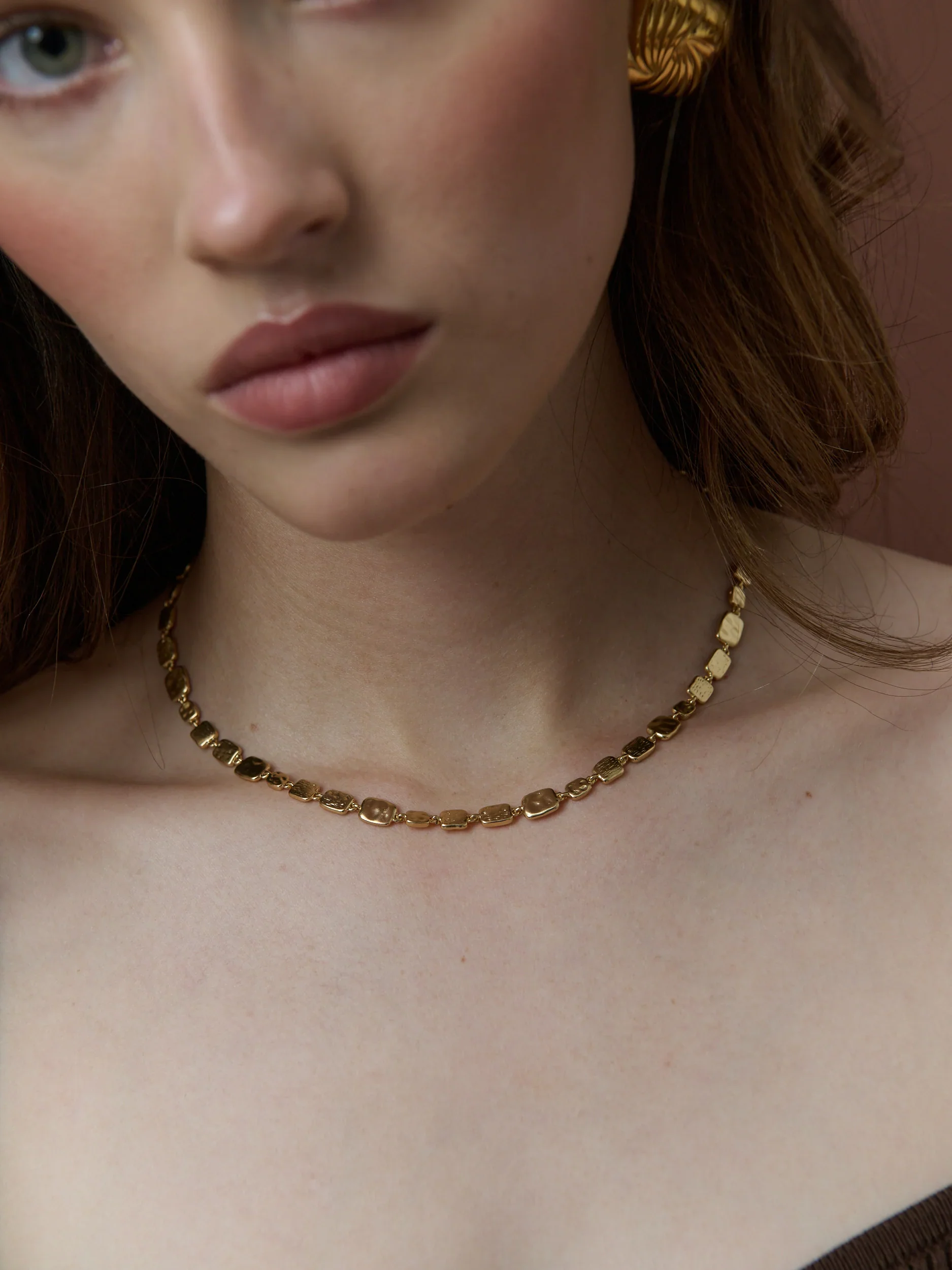 Lucas Necklace Gold - Image 5