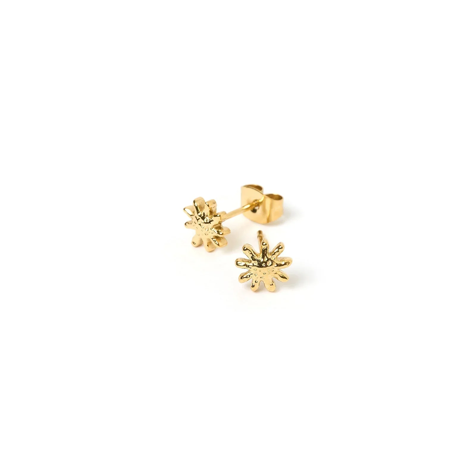 Magnolia Small Earrings Gold - Image 4