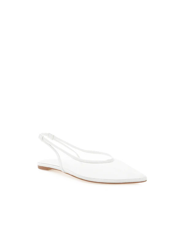 Margot Mesh Flats White - Image 3