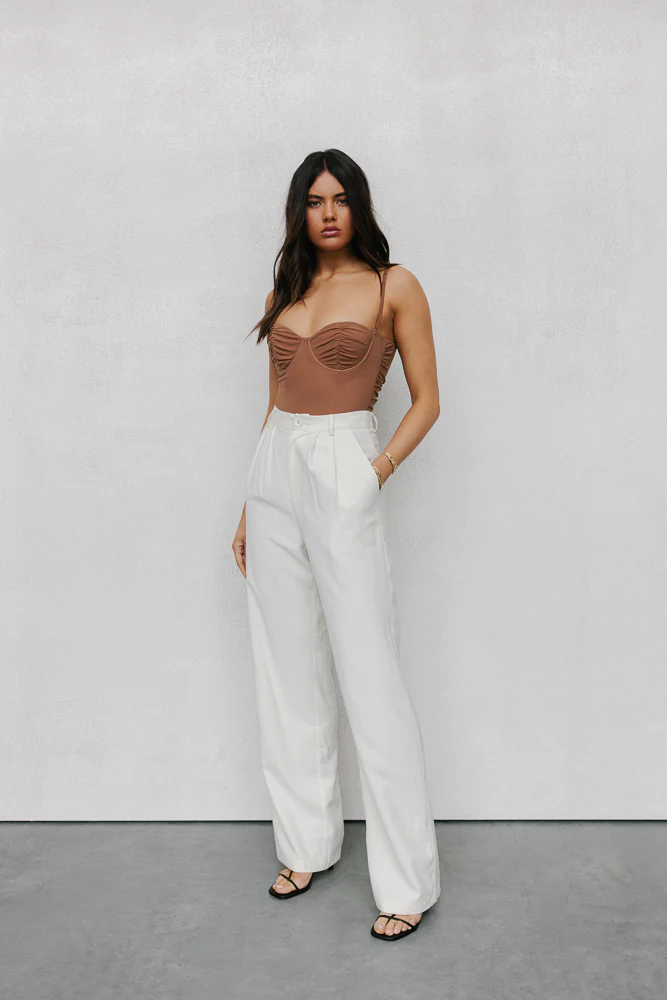 PRE ORDER Mayda Tailored Pants Bone - Image 11