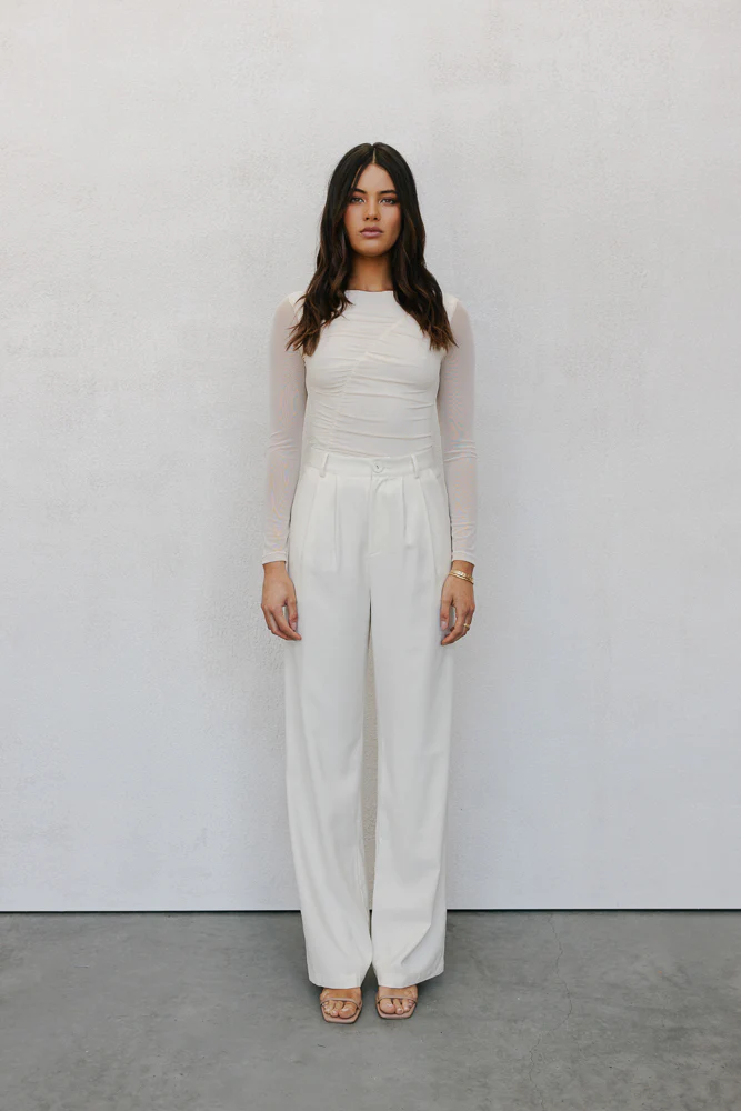 PRE ORDER Mayda Tailored Pants Bone - Image 13