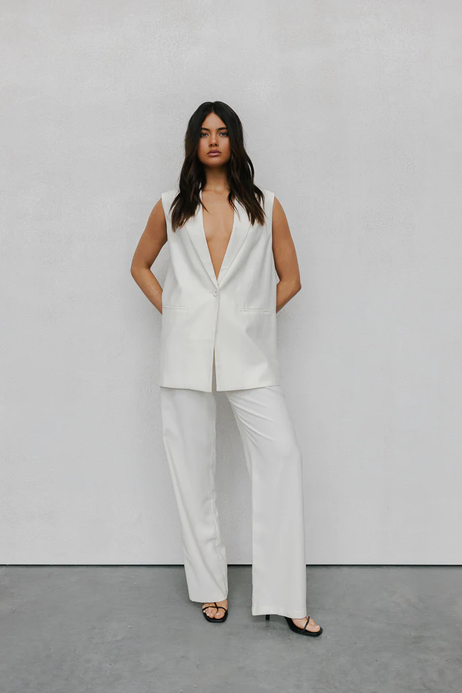 PRE ORDER Mayda Tailored Pants Bone - Image 6