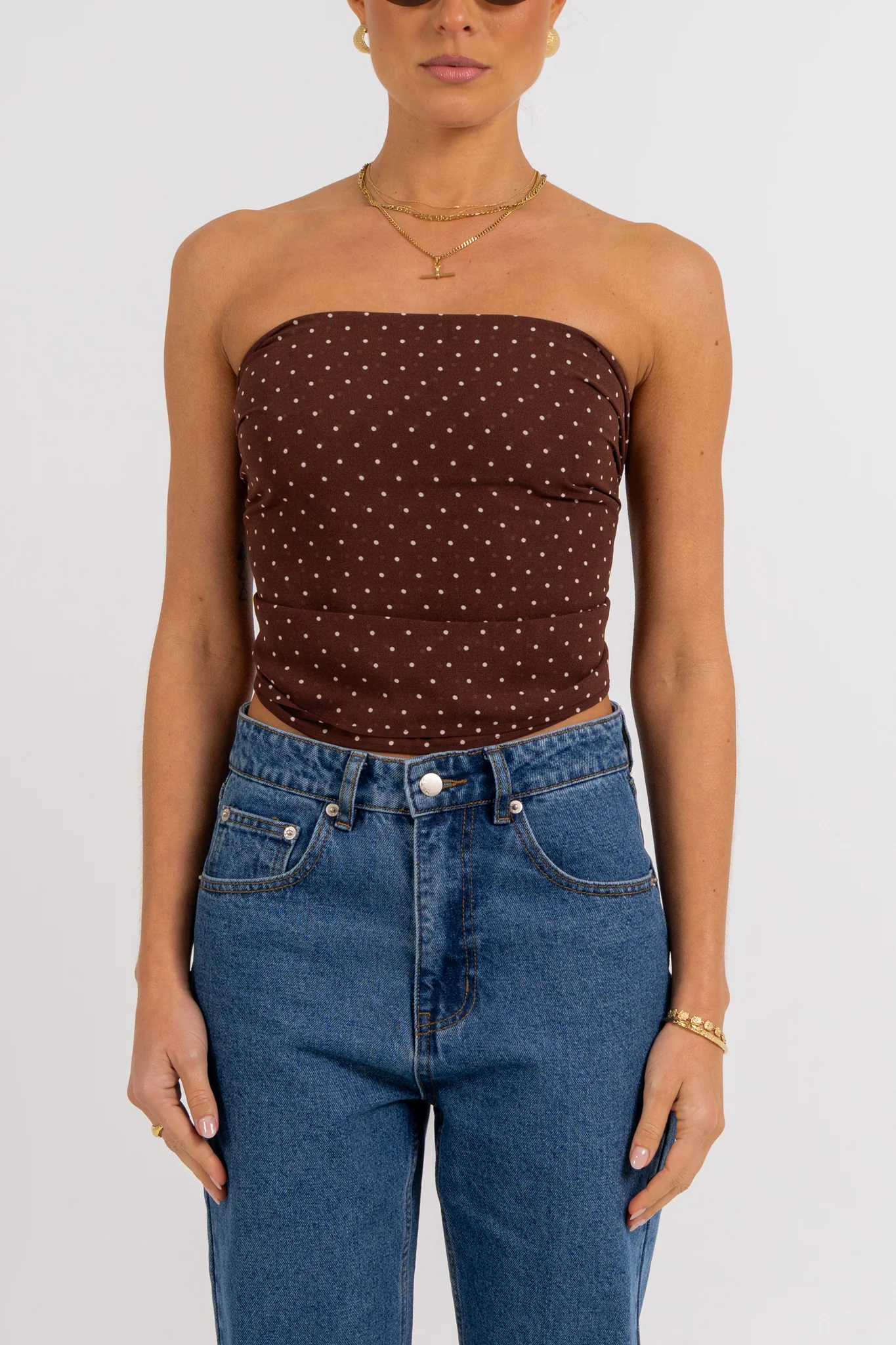 Mimi Scarf Top Polka Dot - Image 2