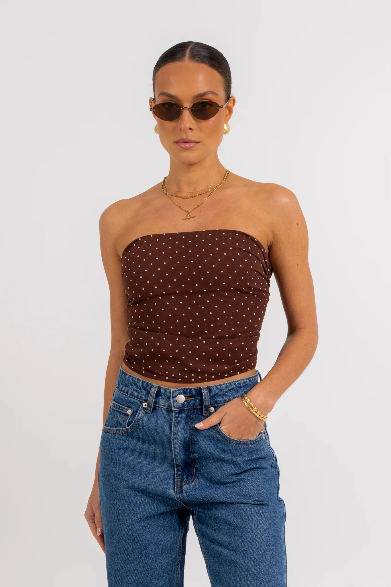 Mimi Scarf Top Polka Dot - Image 7