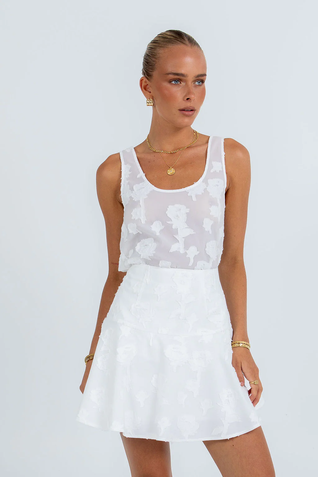 Mirabel Lace Top White - Image 5