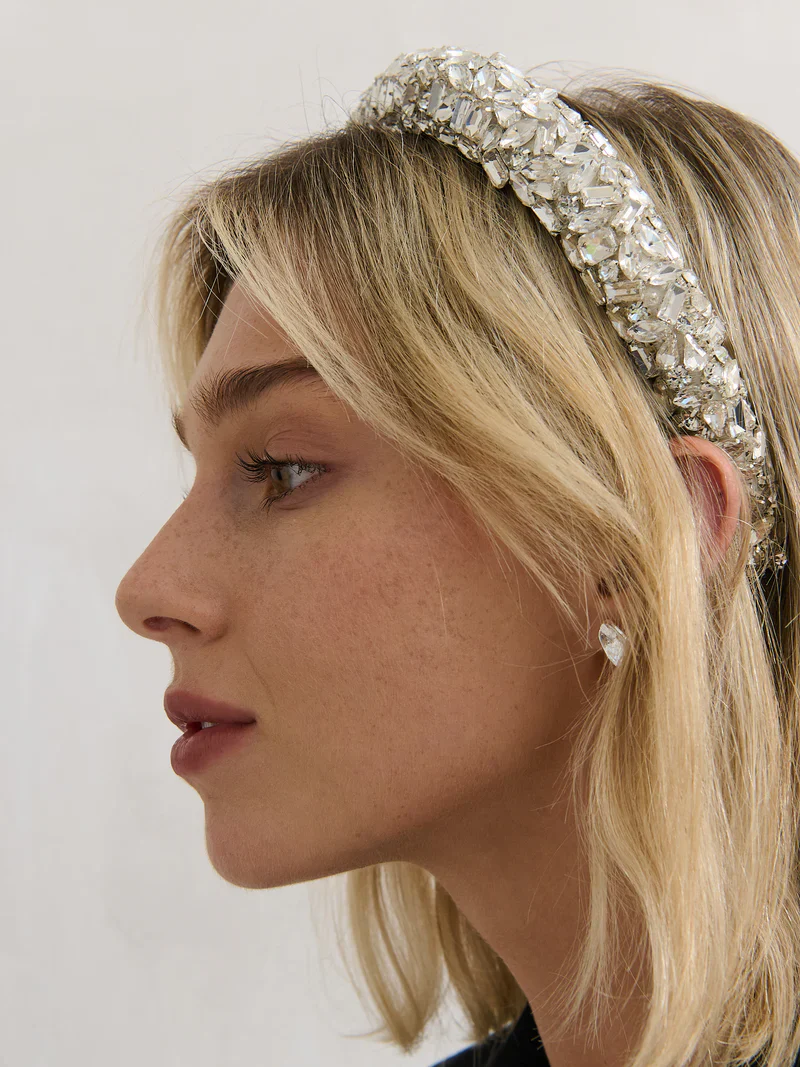 Mirage Stud Earrings Silver - Image 6