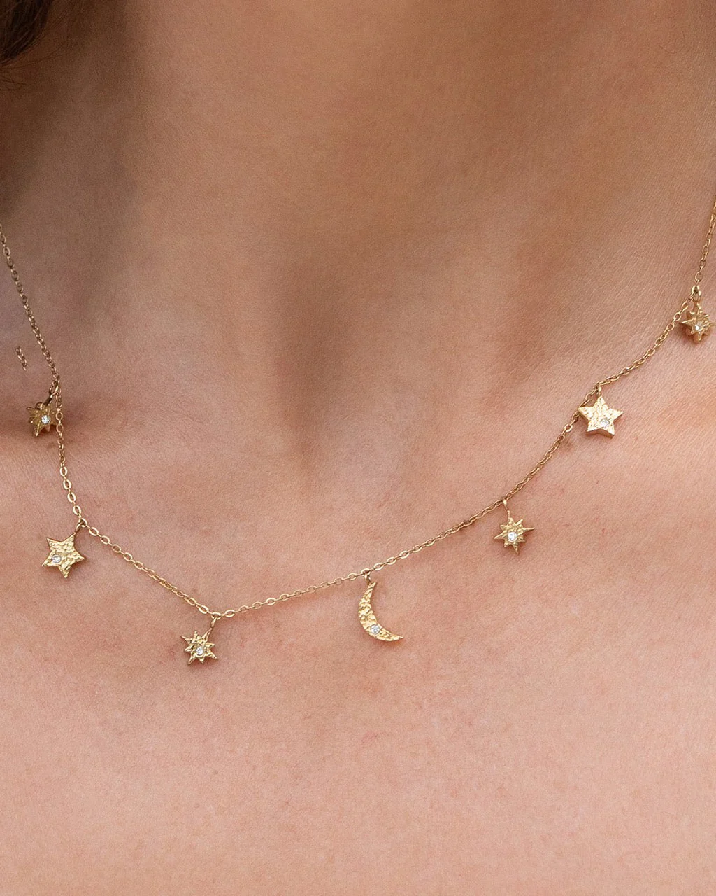 Moondust Necklace Gold - Image 2