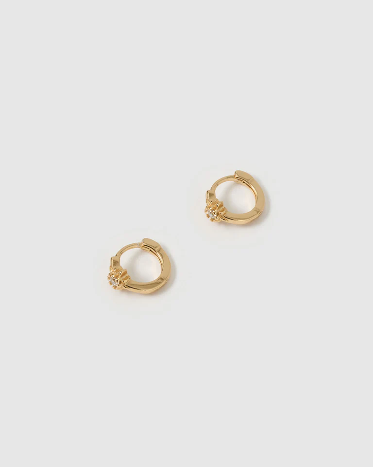 Nova Earrings Gold - Image 3