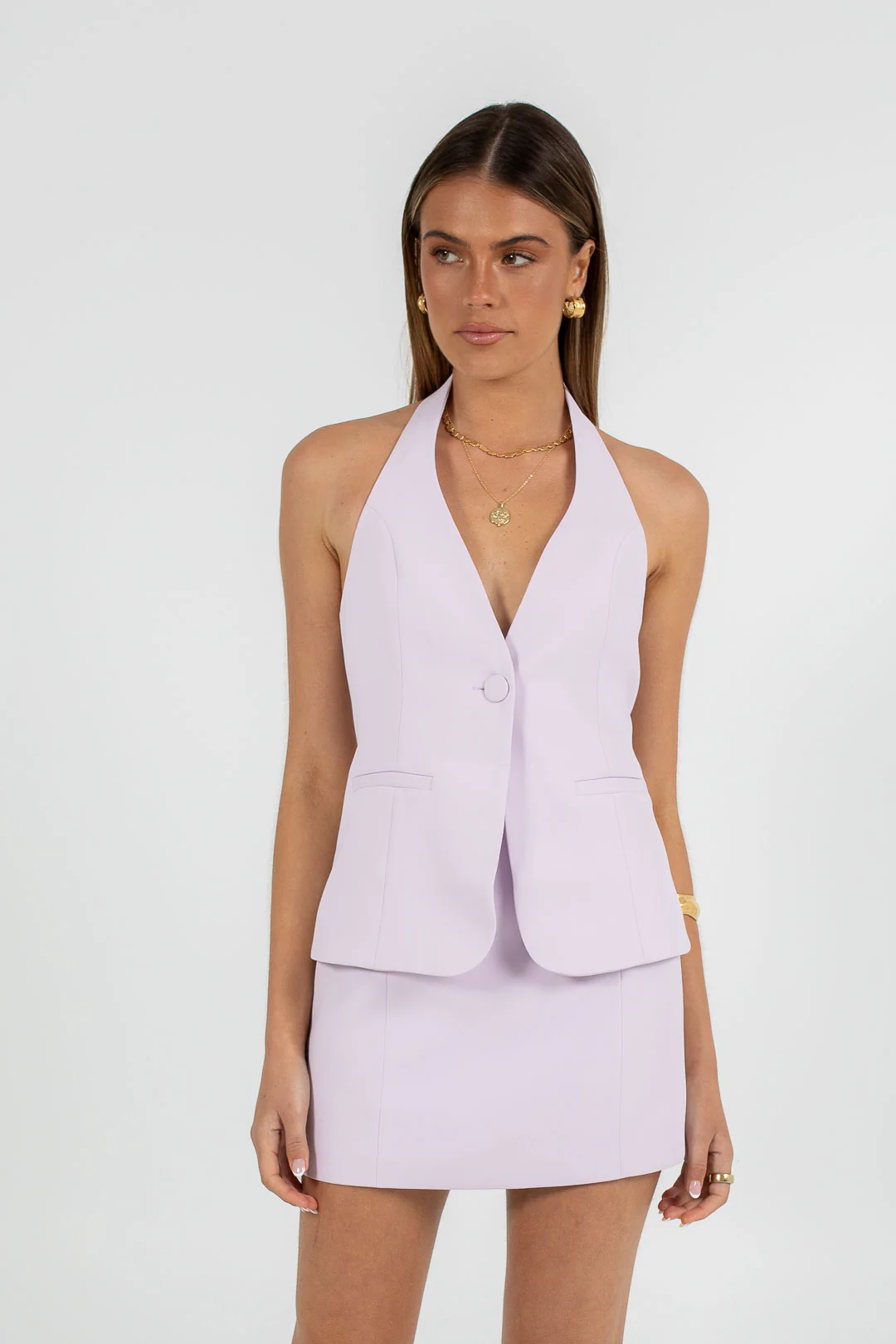 Oden Halter Top Pastel Lilac - Image 5