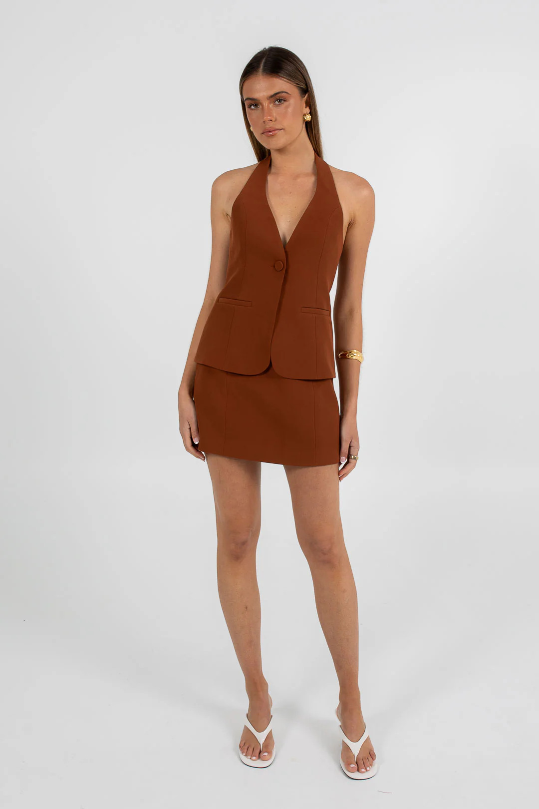 Oden Halter Top Brown - Image 11