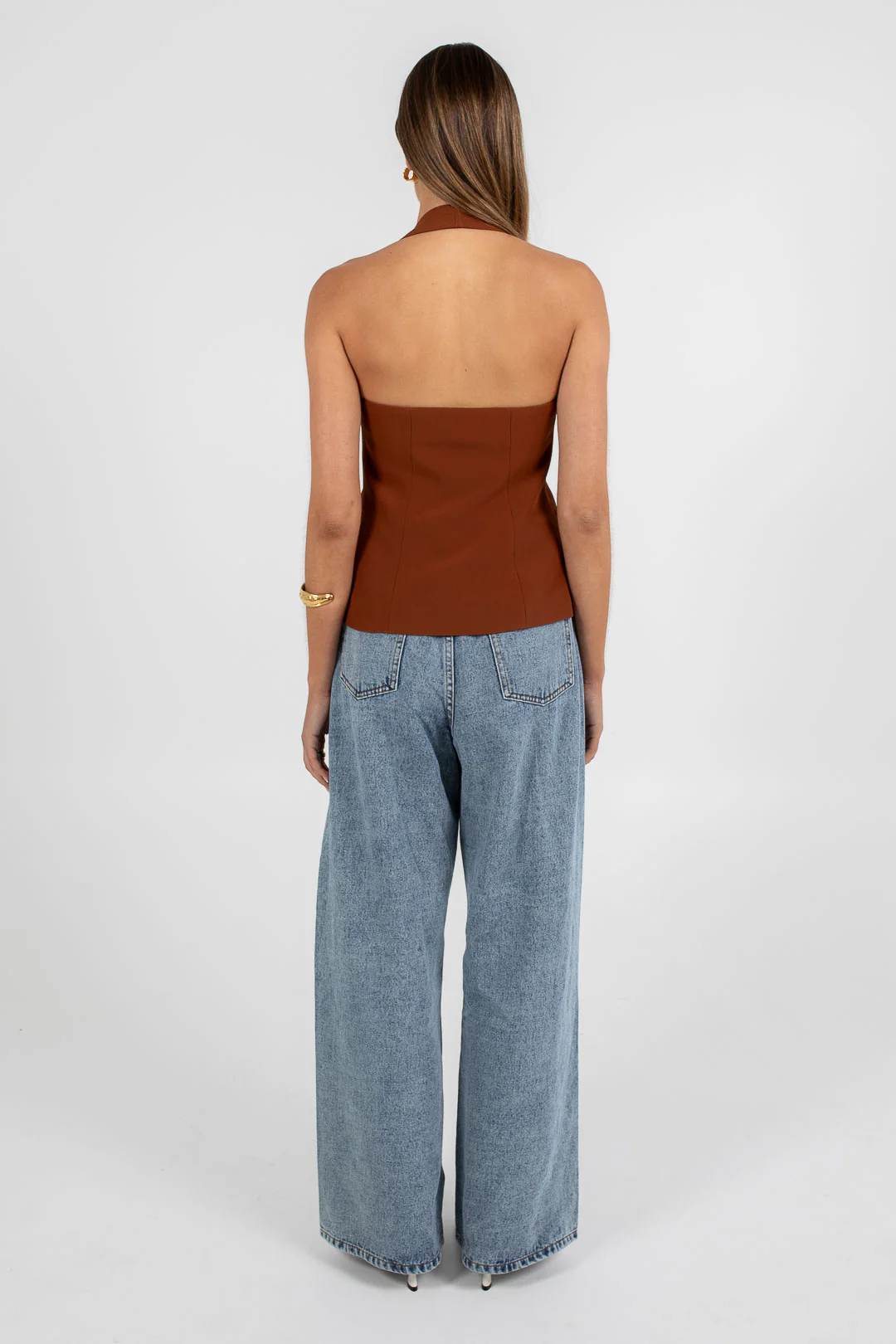 Oden Halter Top Brown - Image 5