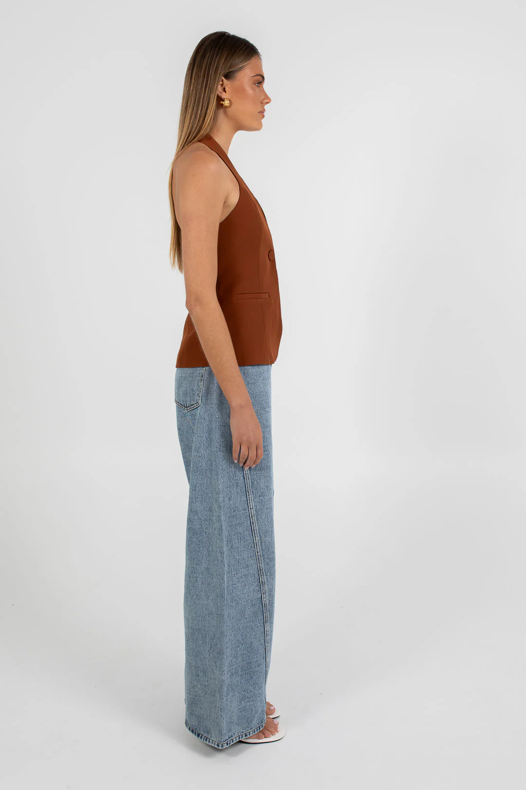 Oden Halter Top Brown - Image 9
