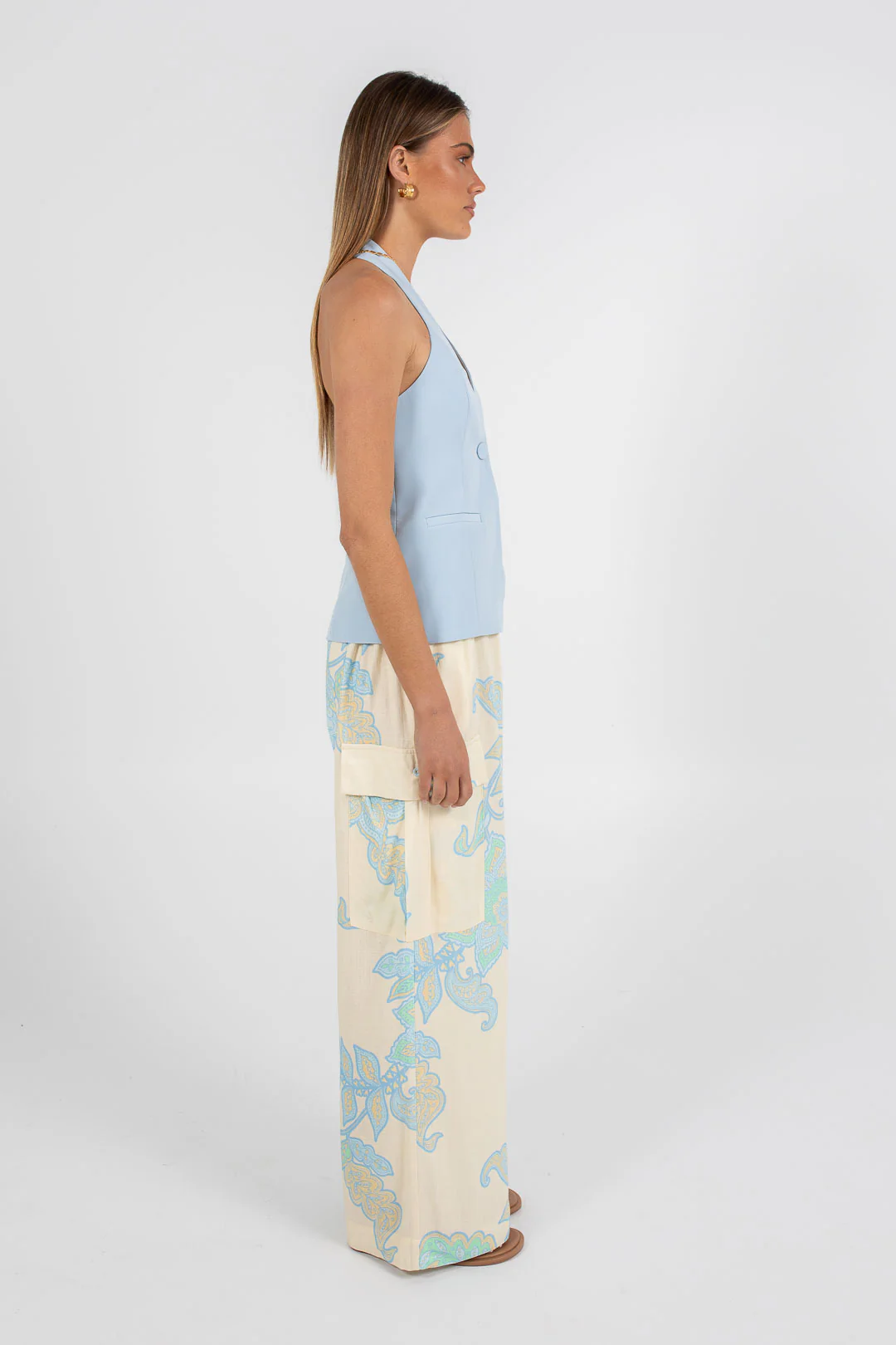 Oden Halter Top Powder Blue - Image 5