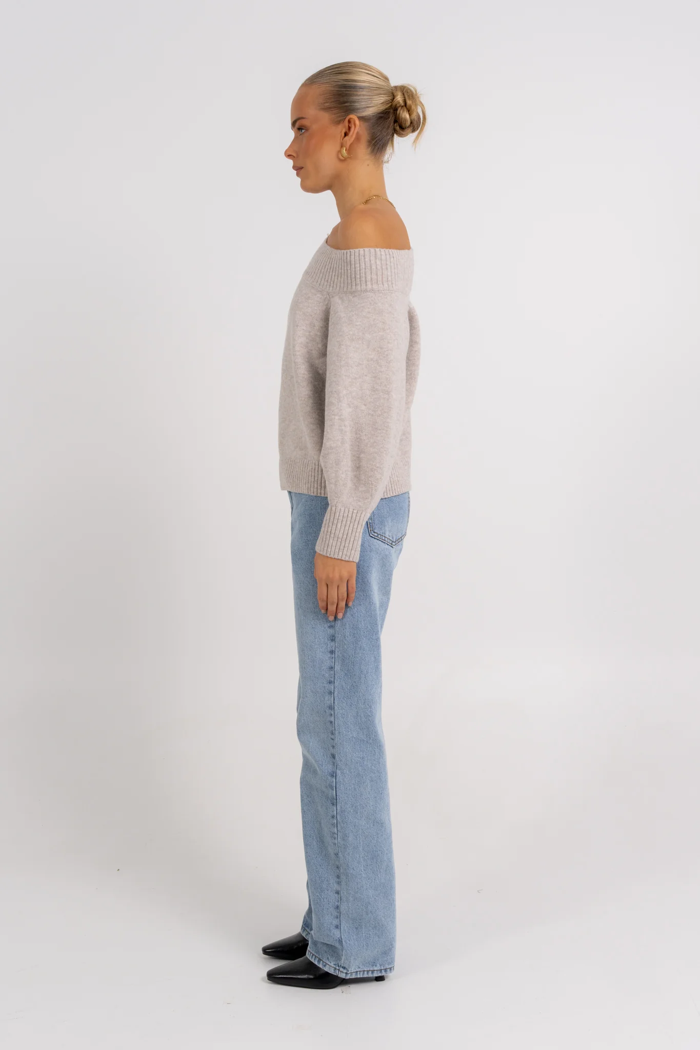 Omerson Jumper Oatmeal Marle - Image 8