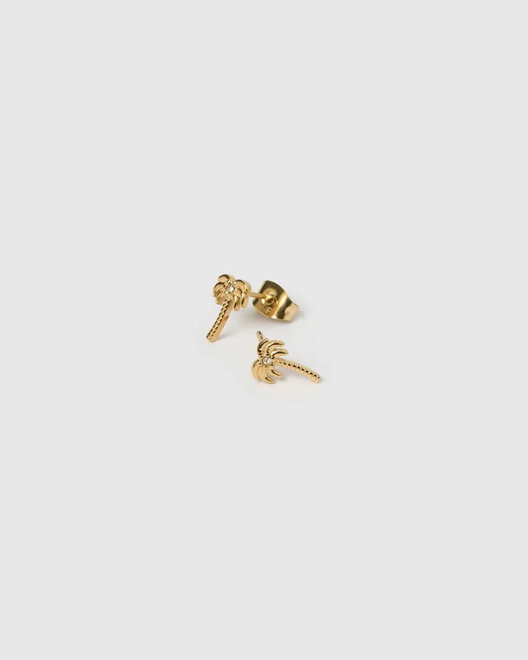 Palm Springs Earrings Gold - Image 4