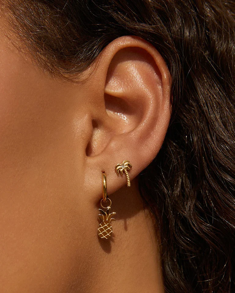 Palm Springs Earrings Gold - Image 5