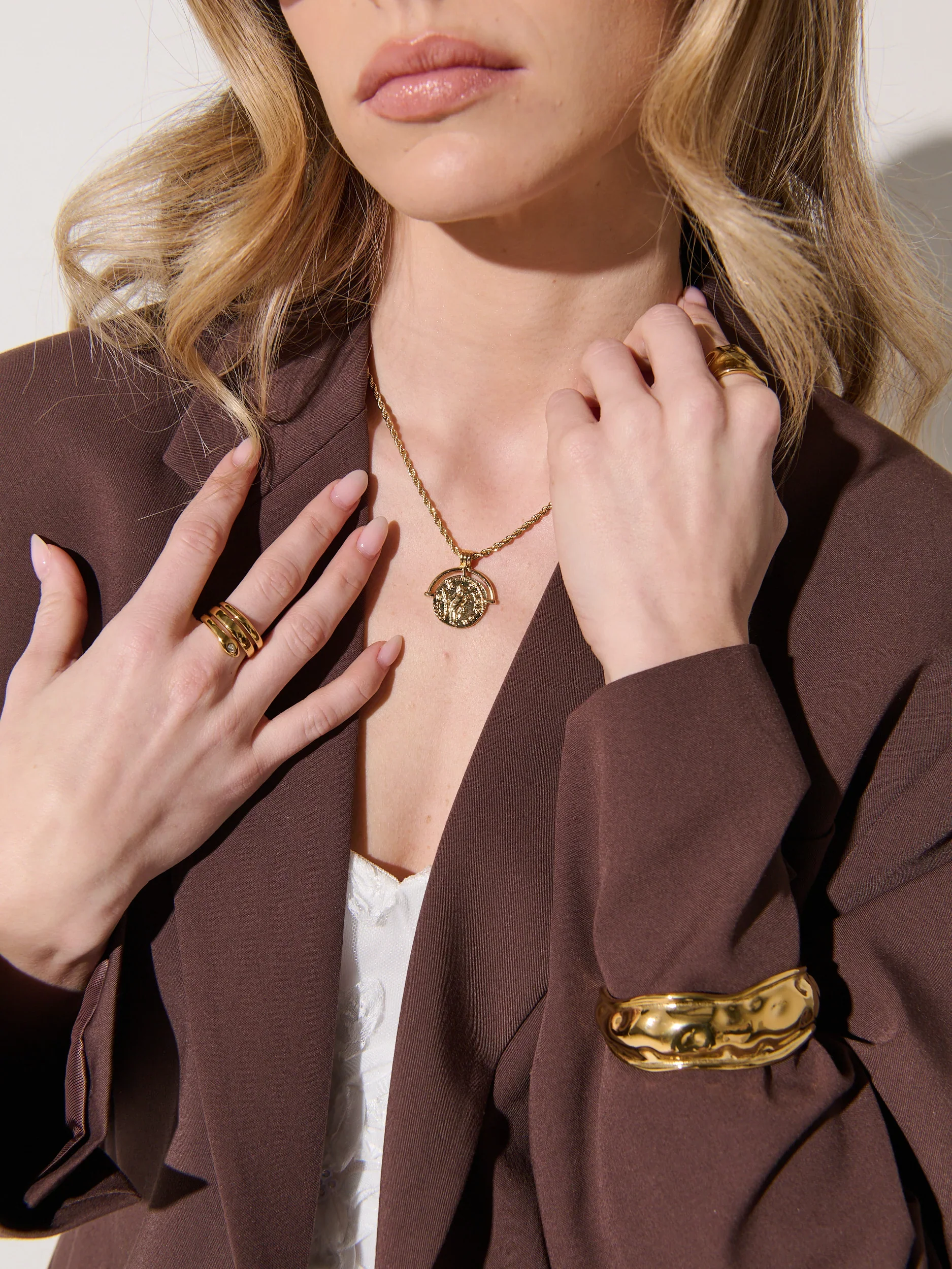 Pandora Necklace Gold - Image 3