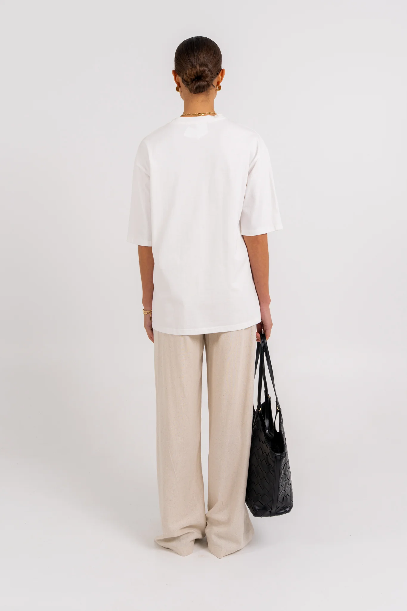 Pazzo Linen Pants Oatmeal - Image 4