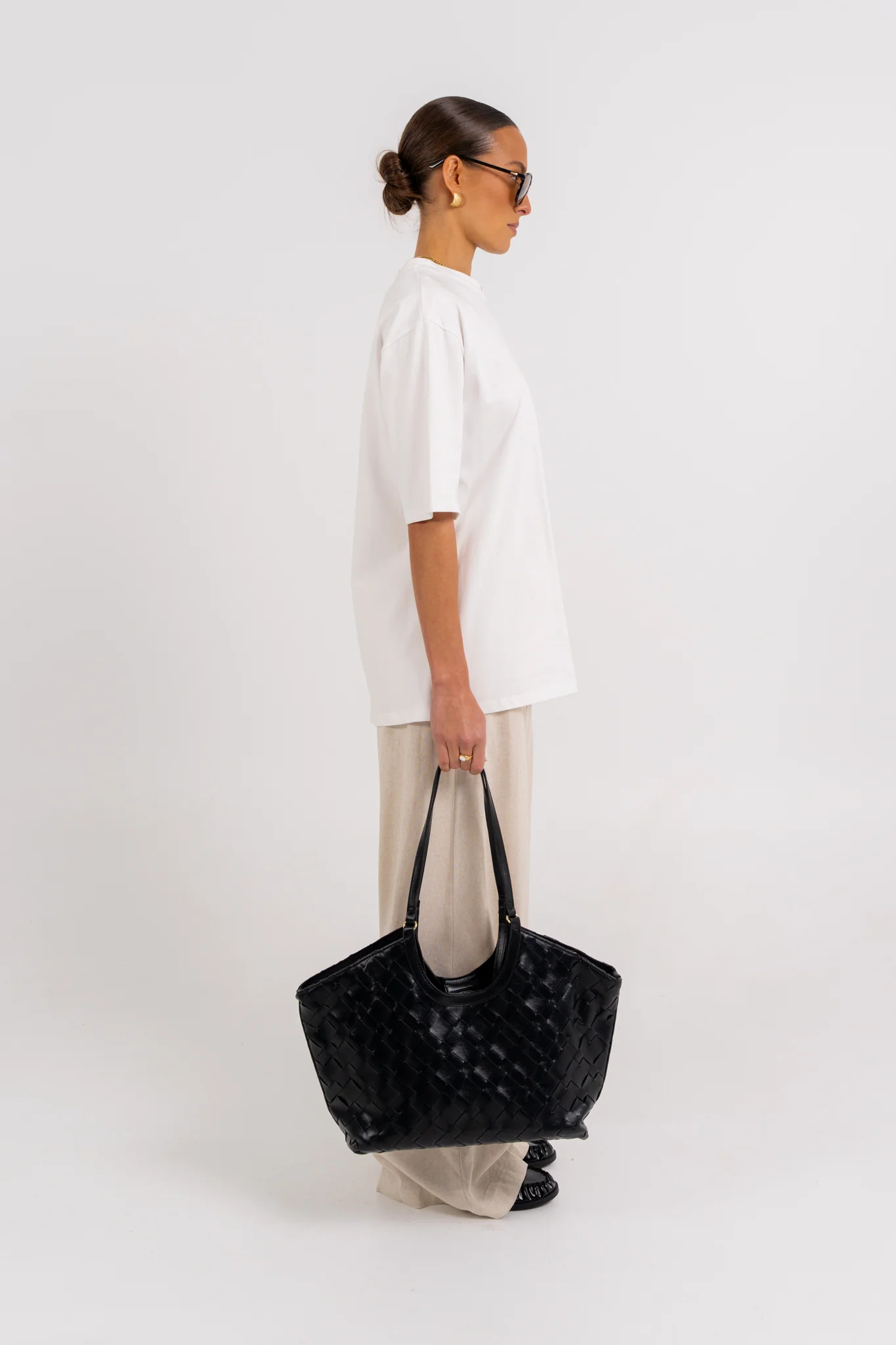 Pazzo Linen Pants Oatmeal - Image 8