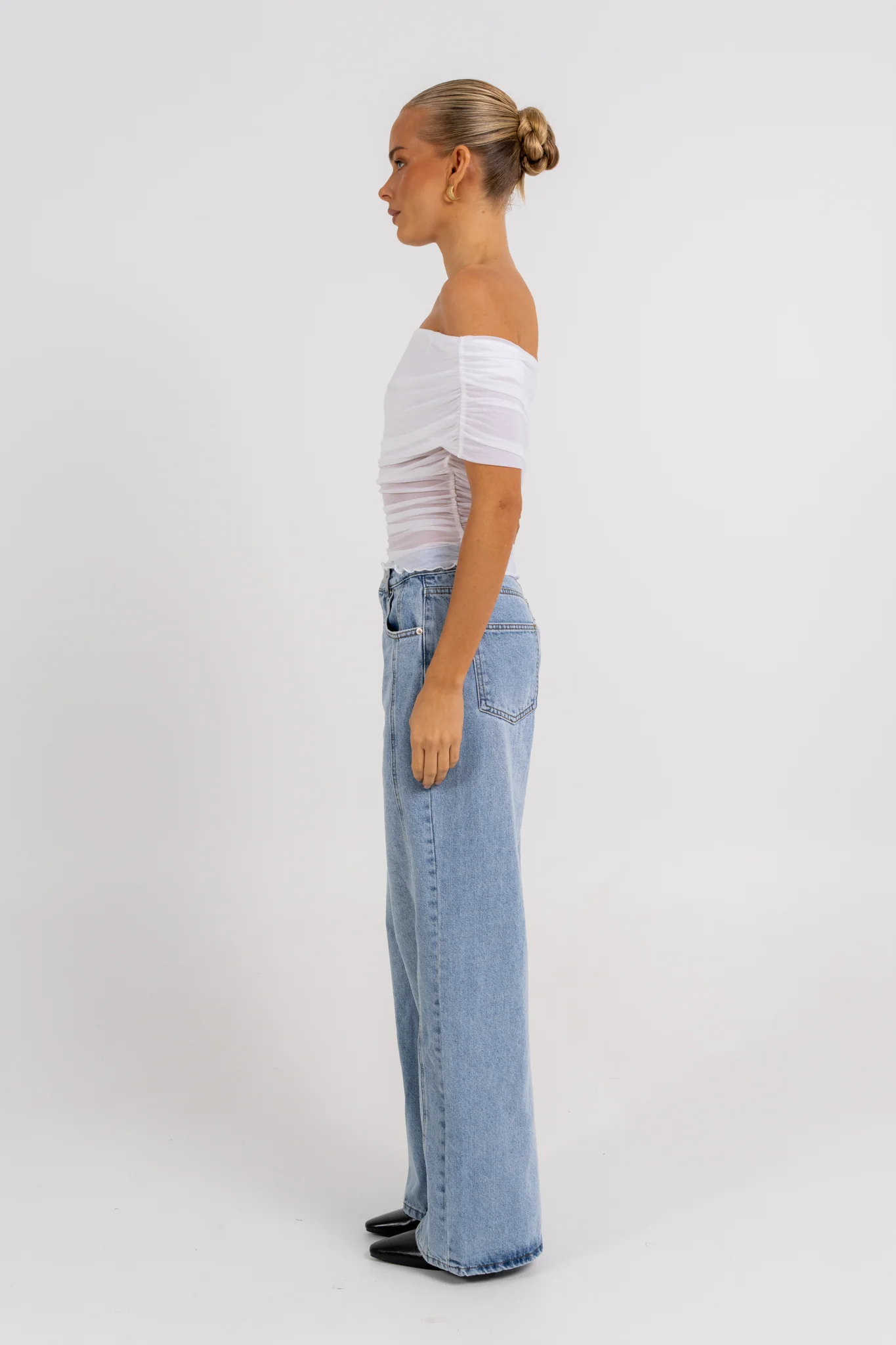 Penie Off-the-shoulder Top White - Image 7