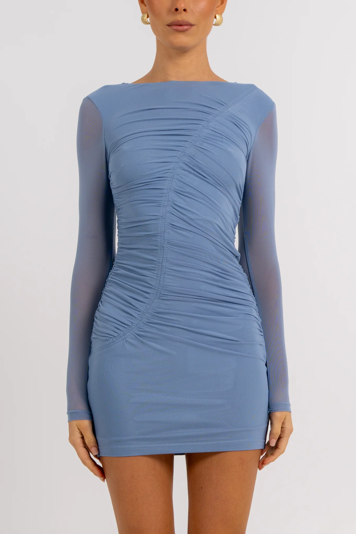 Phoebe Mini Dress Blue