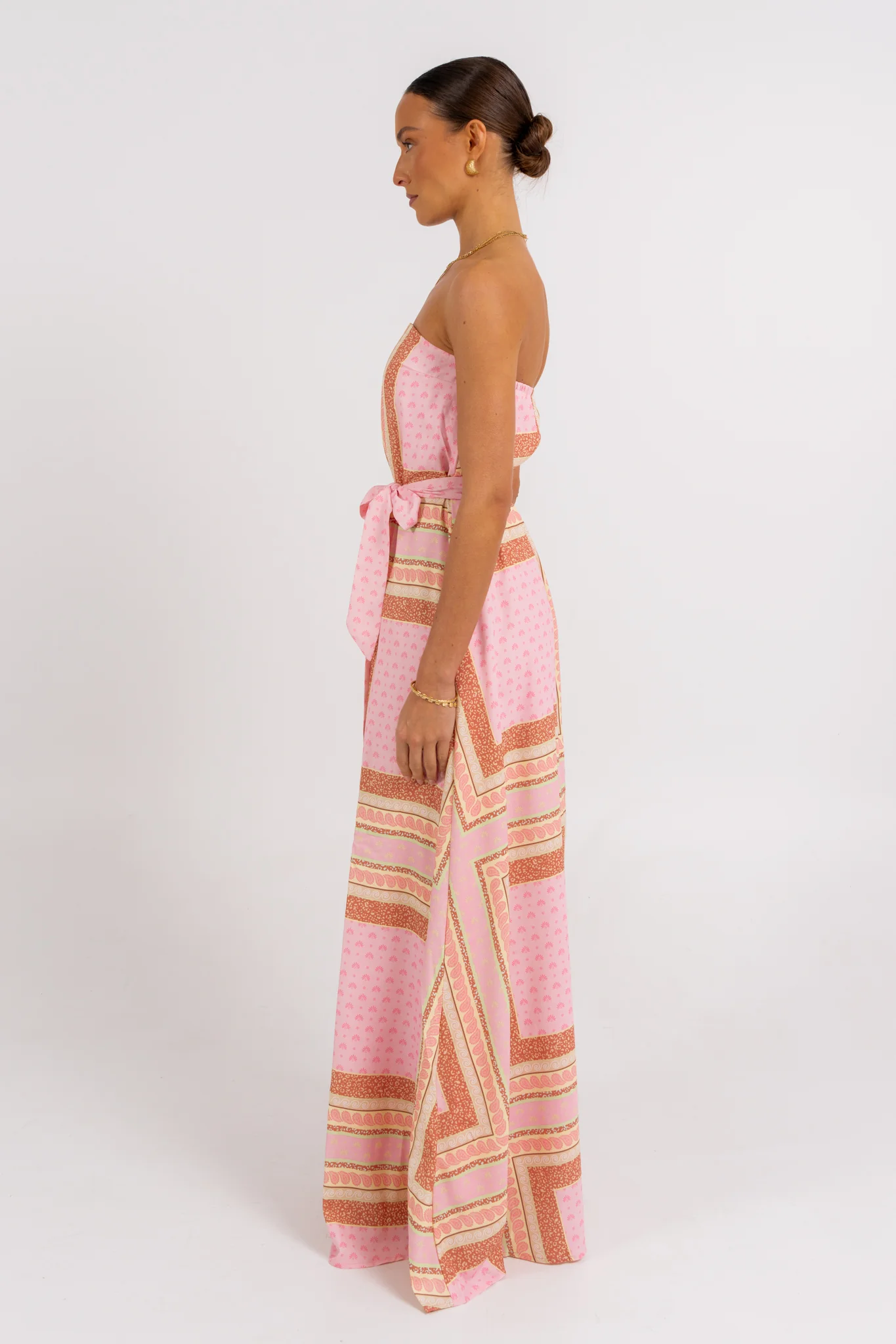 Phoenix Maxi Dress Pink Tile - Image 8