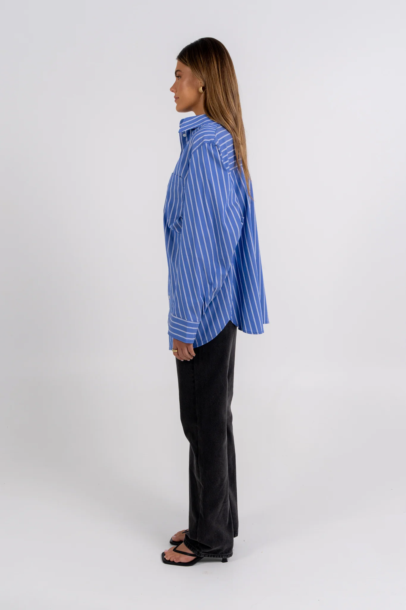 Oliver Shirt White Stripe - Image 11