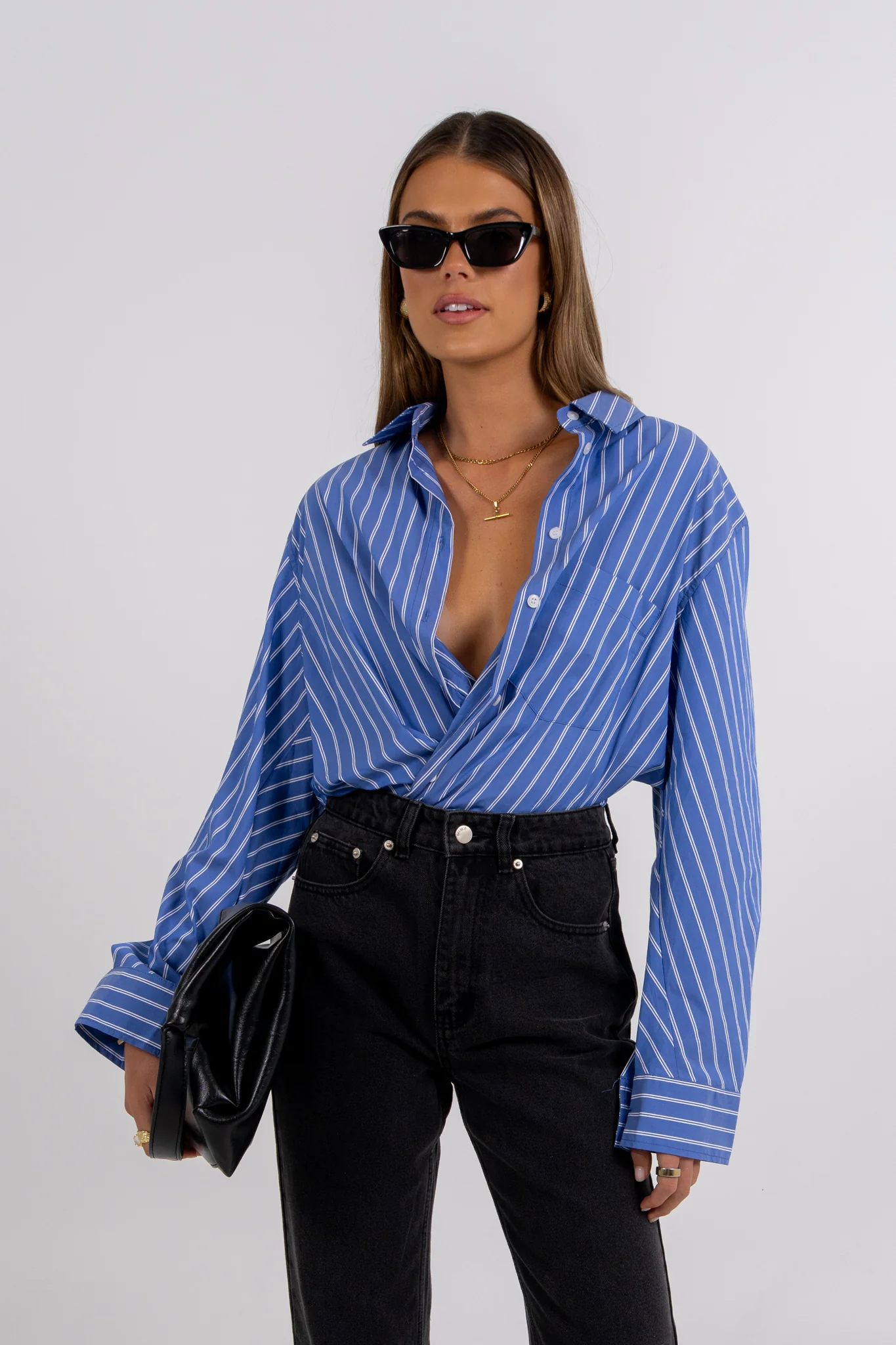 Oliver Shirt White Stripe - Image 6