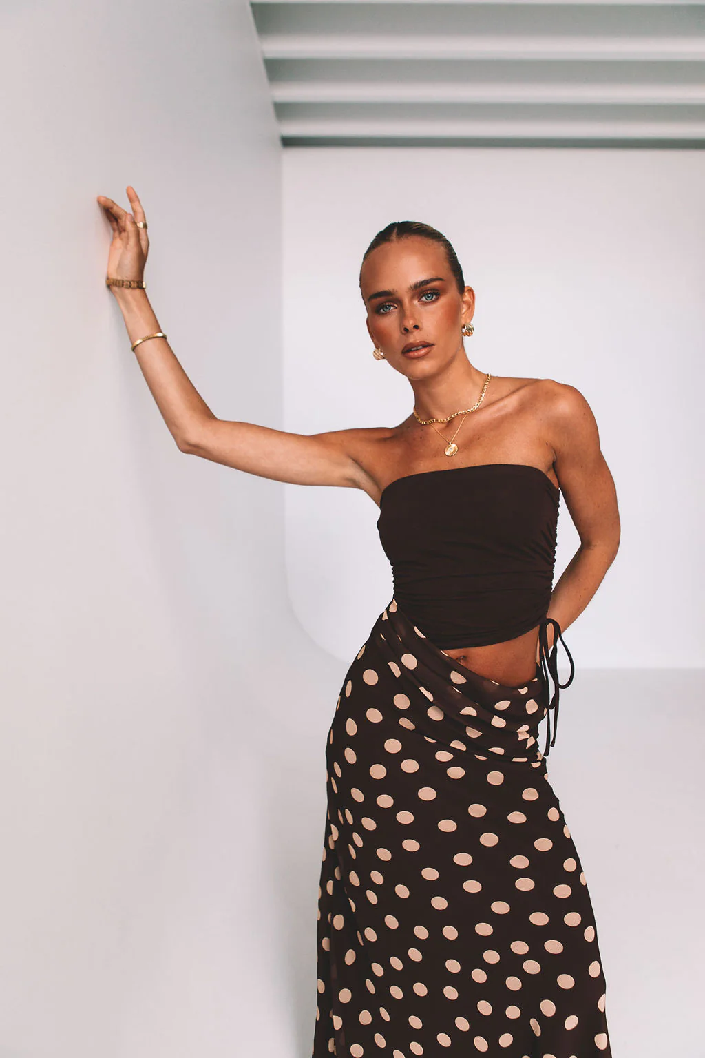 Bessina Maxi Dress Polka Dot - Image 2
