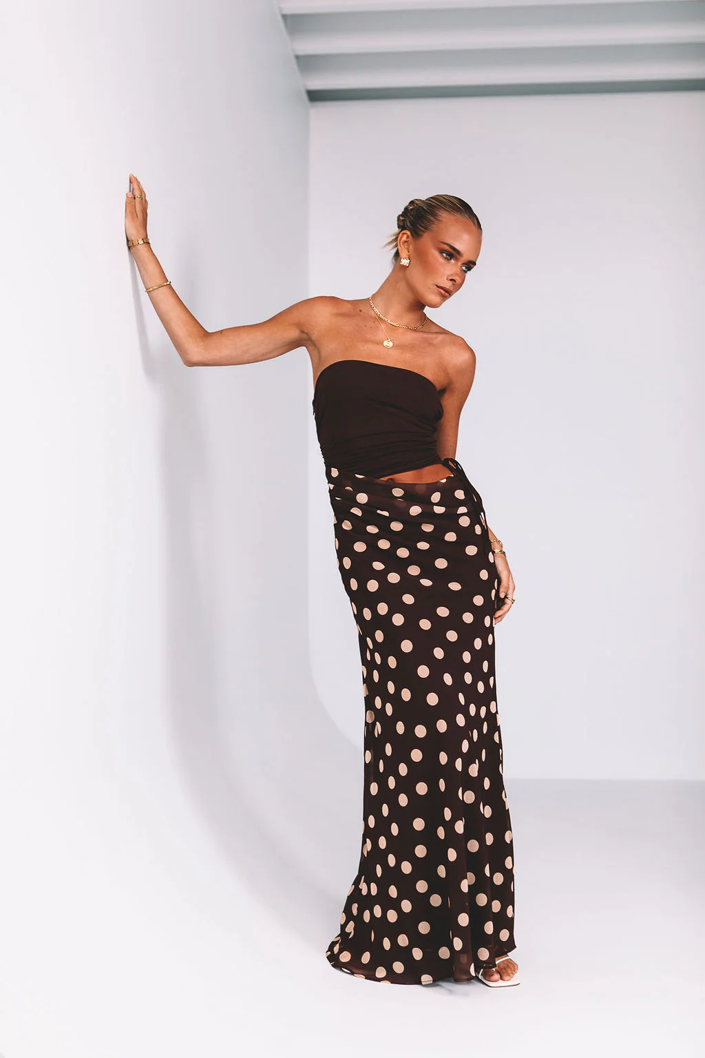 Bessina Maxi Dress Polka Dot - Image 7