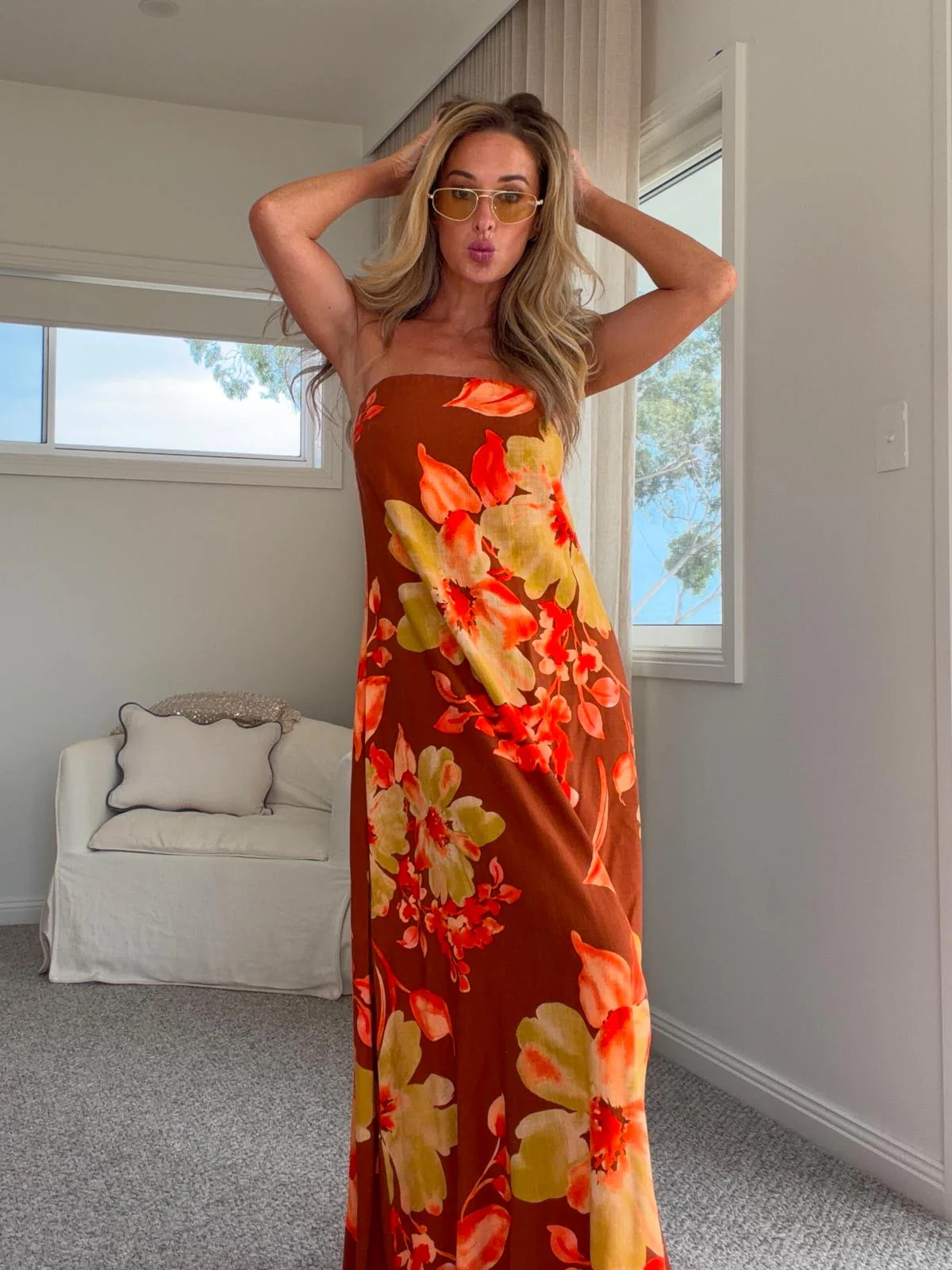 Bevissima Maxi Dress Solvana Print - Image 12