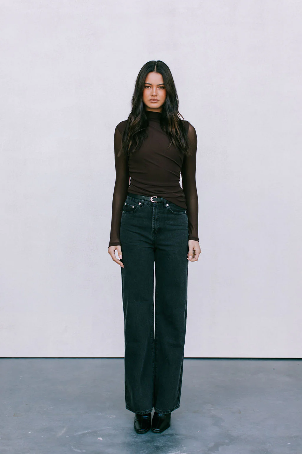 PRE ORDER Dakitah Long Sleeve Top Dark Espresso - Image 8