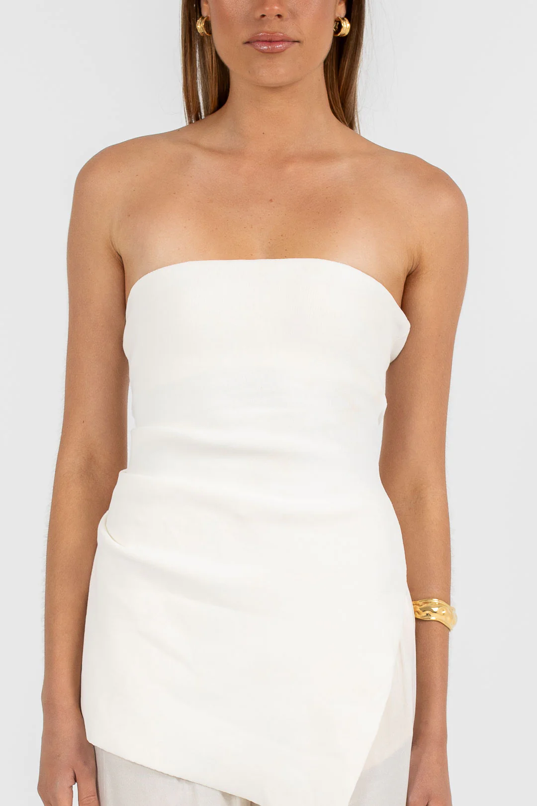 Darcie Strapless Top Cream - Image 3
