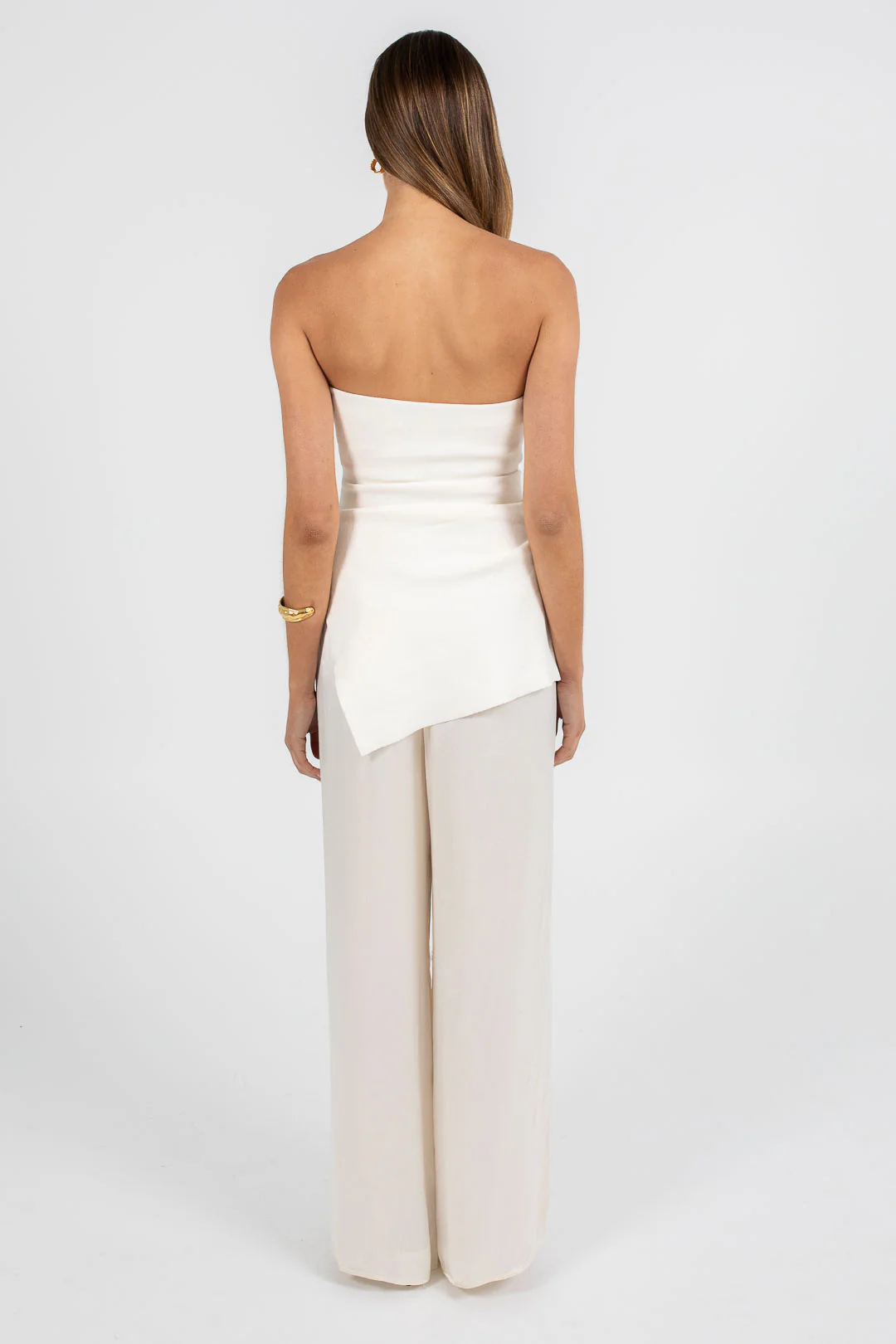 Darcie Strapless Top Cream - Image 4