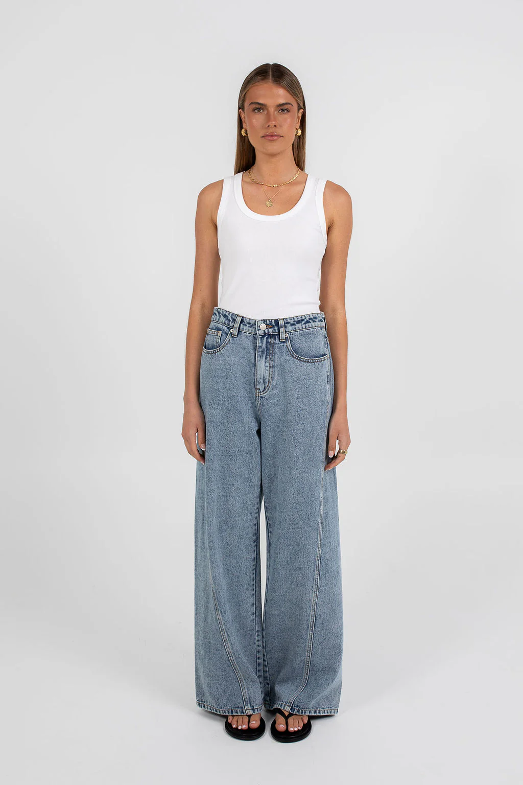Elissa Baggy Jean Dark Mineral Wash - Image 4