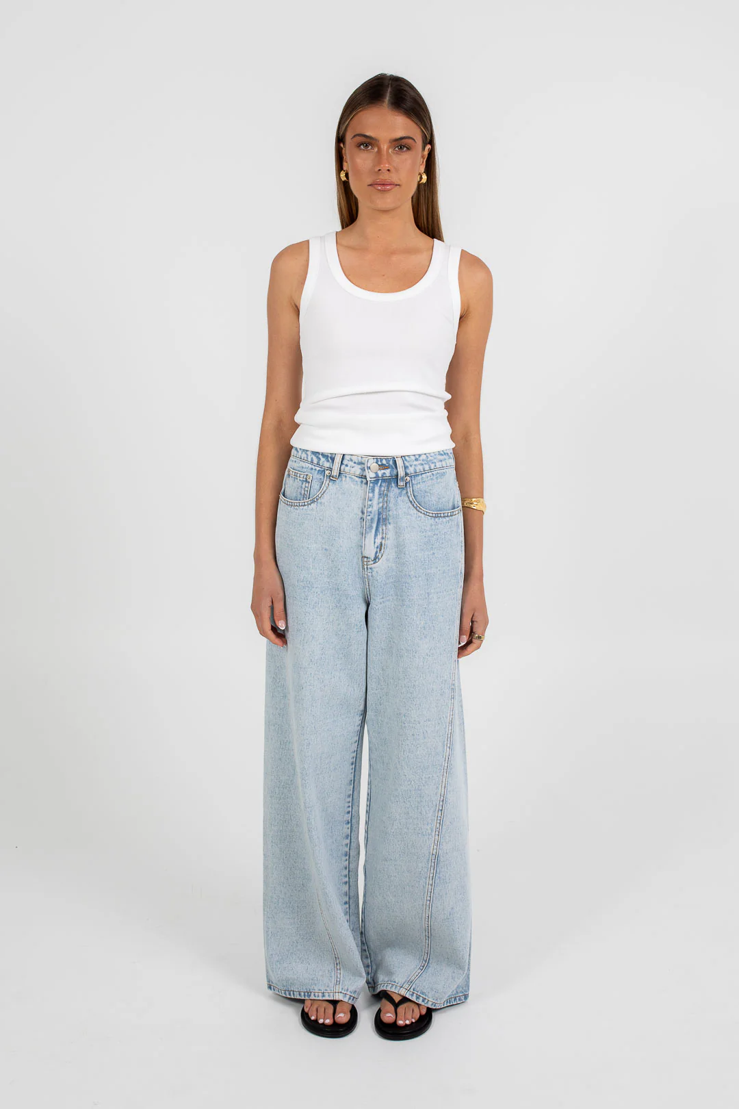 Elissa Baggy Jean Light Mineral Wash - Image 3