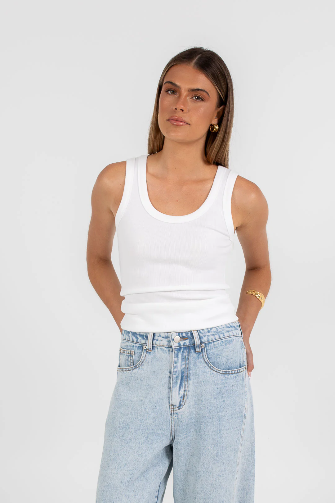 Elissa Baggy Jean Light Mineral Wash - Image 5