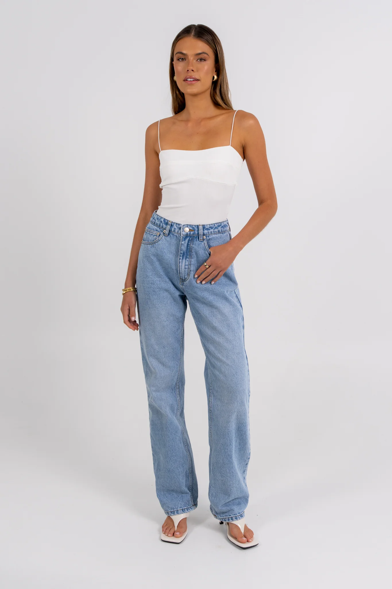 Embley Slim Leg Jean Light Vintage - Image 12