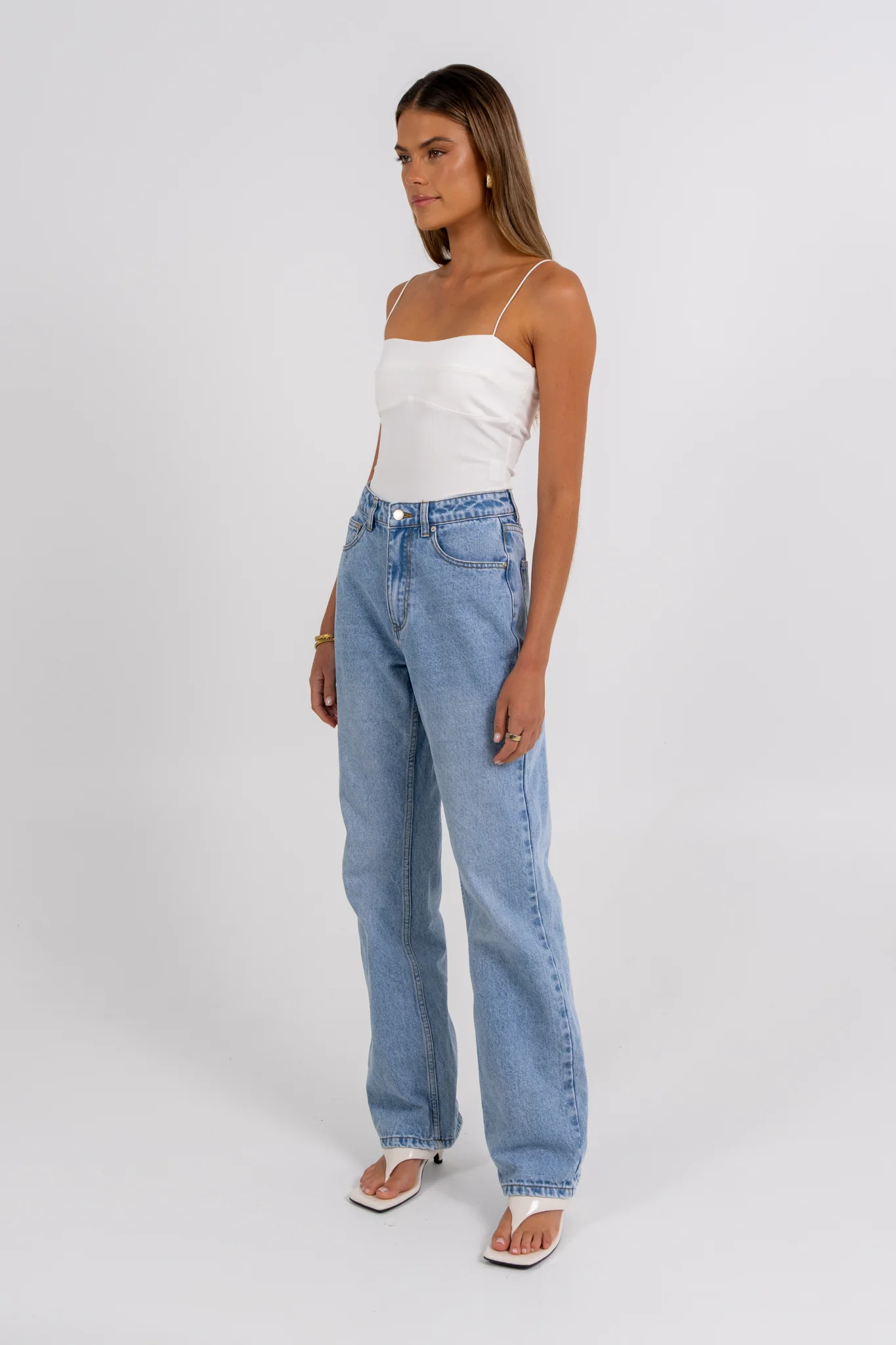 Embley Slim Leg Jean Light Vintage - Image 7