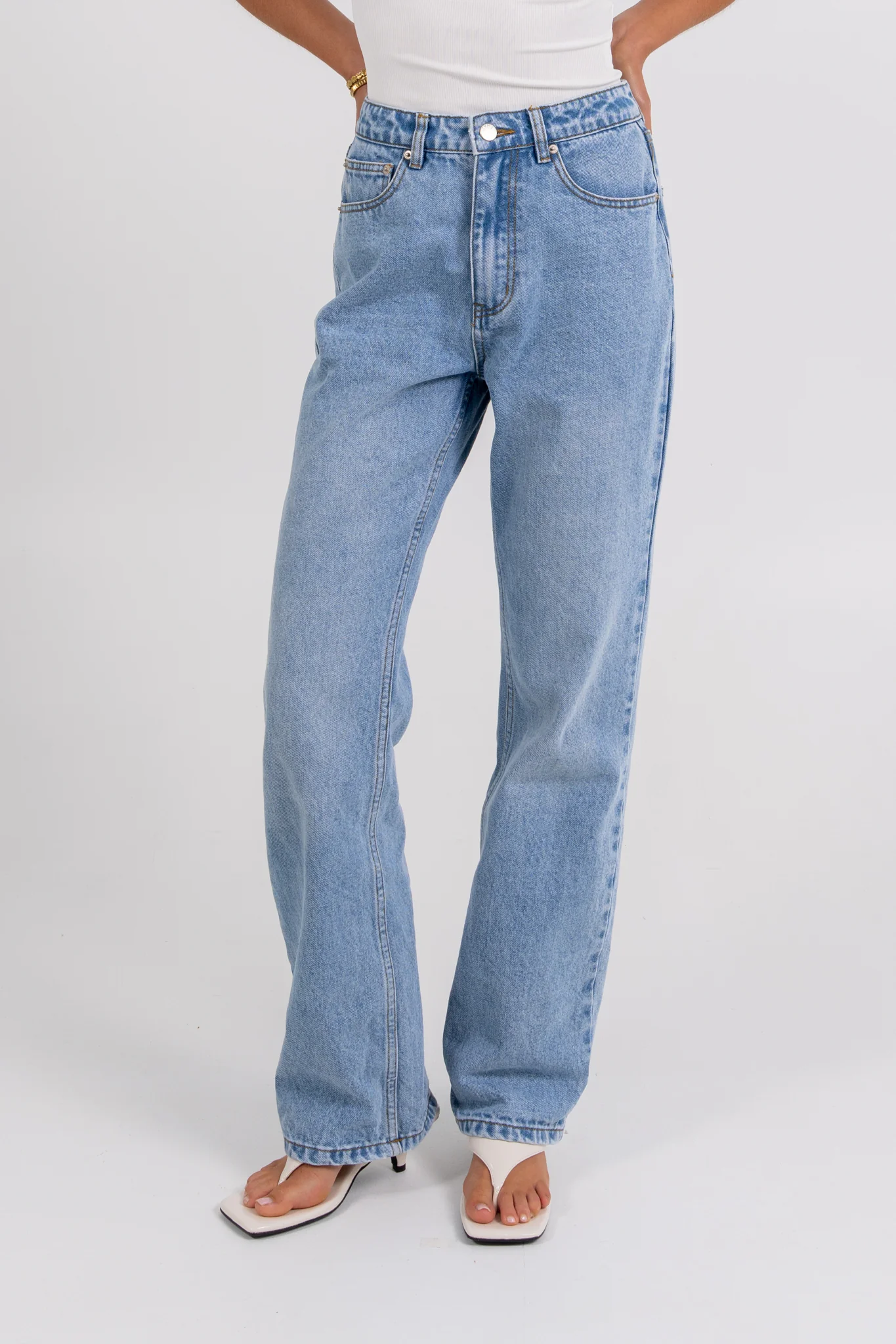 Embley Slim Leg Jean Light Vintage - Image 8