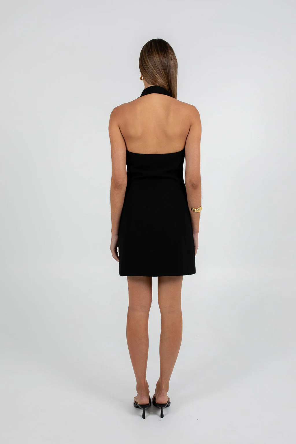 Grayson Mini Dress Black - Image 6