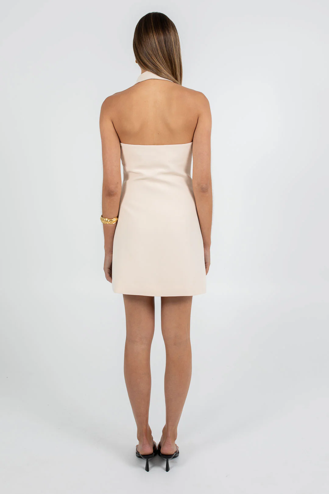 Grayson Mini Dress Bone - Image 4