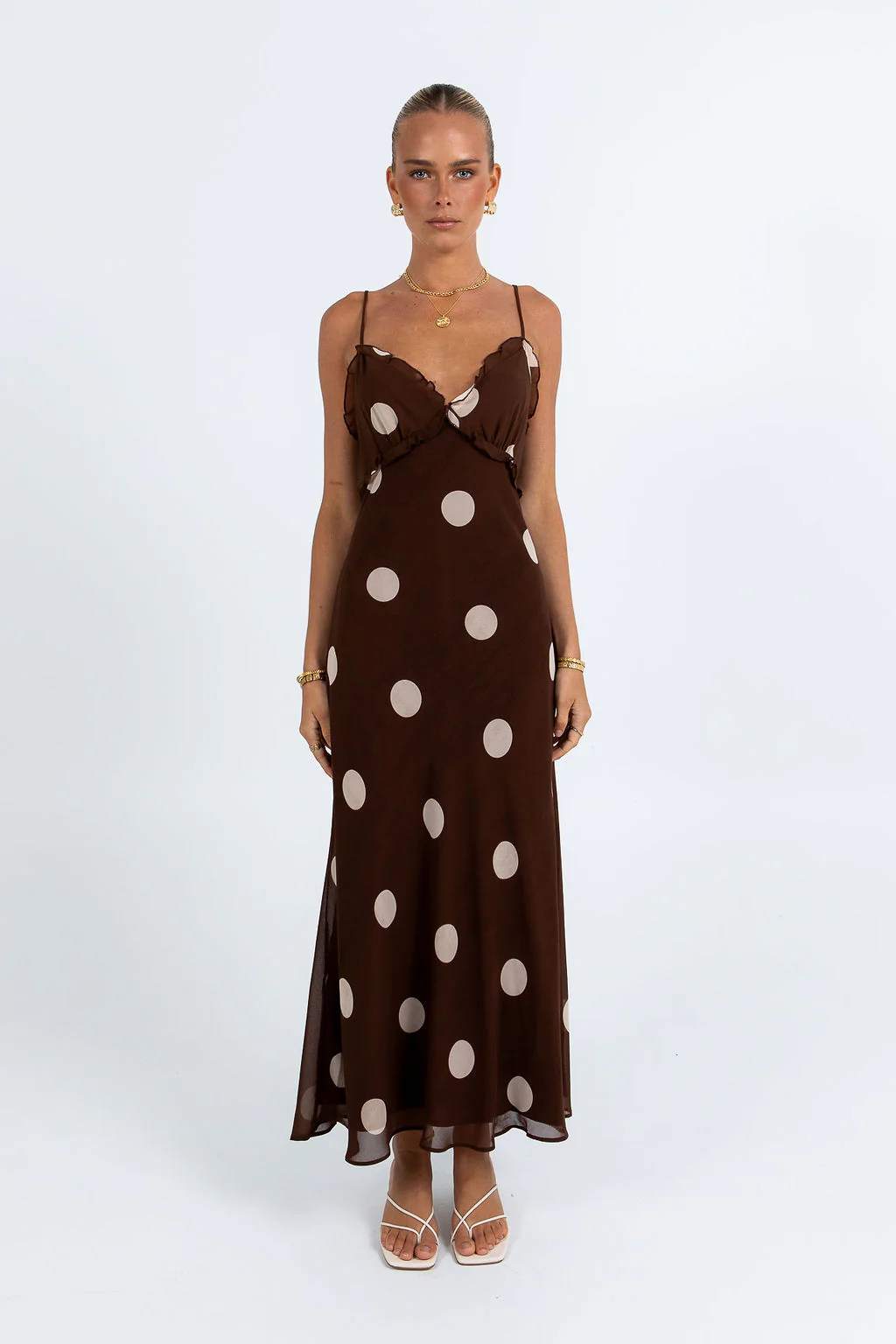 Isabelle Maxi Dress Polka Dot