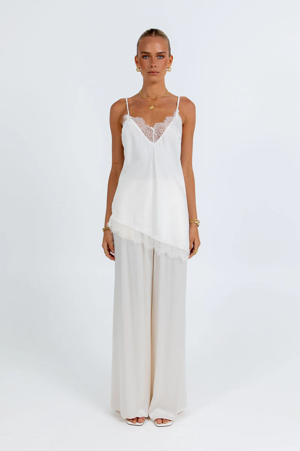 Jessalyn Lace Top Cream