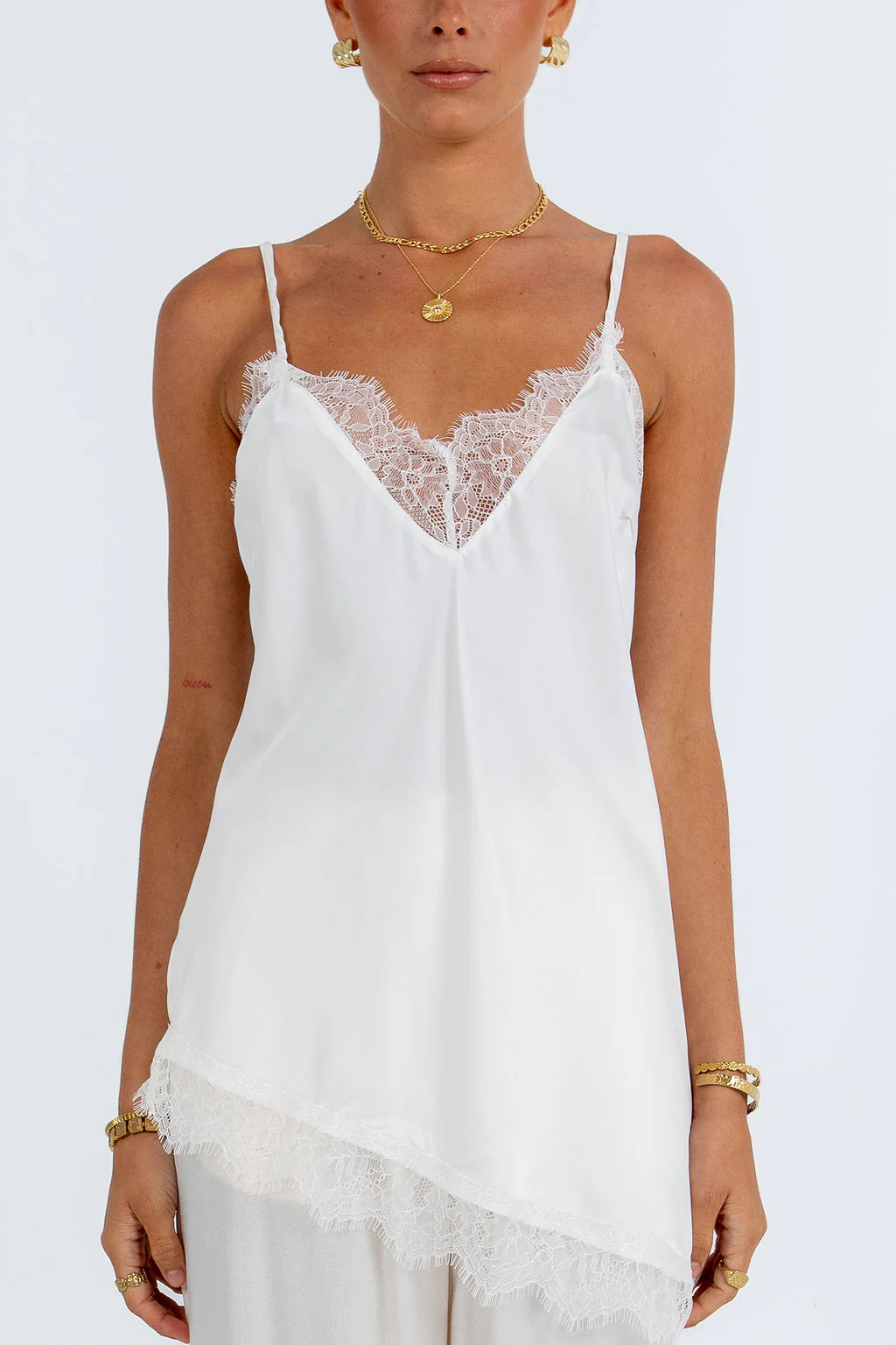 Jessalyn Lace Top Cream - Image 2