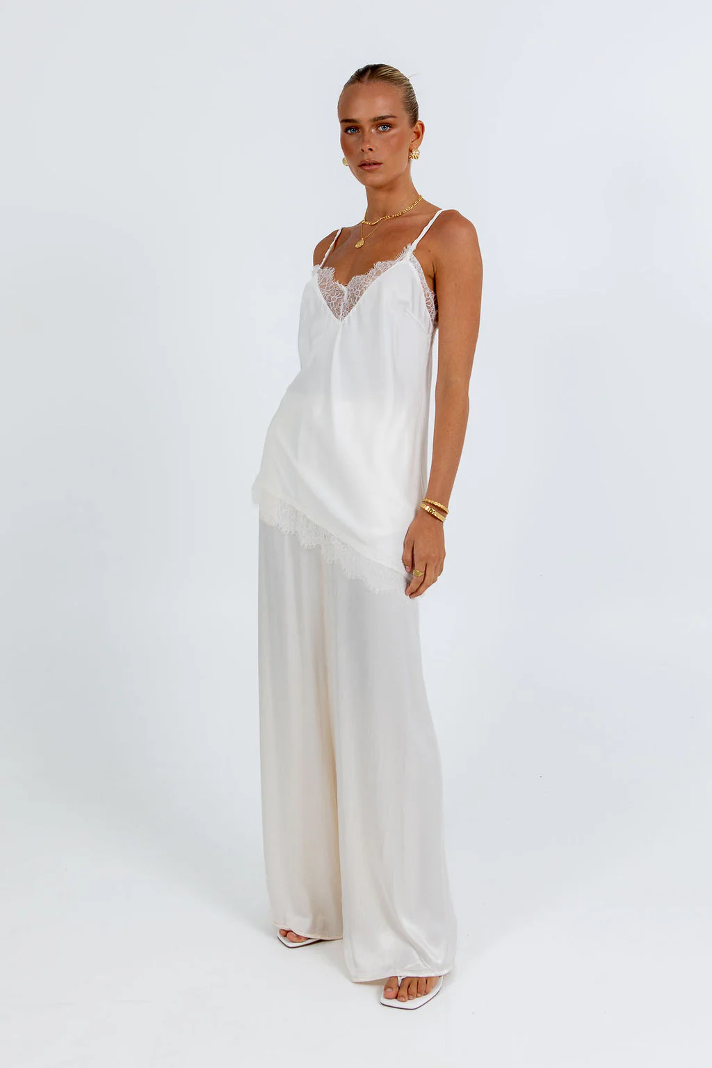Jessalyn Lace Top Cream - Image 5
