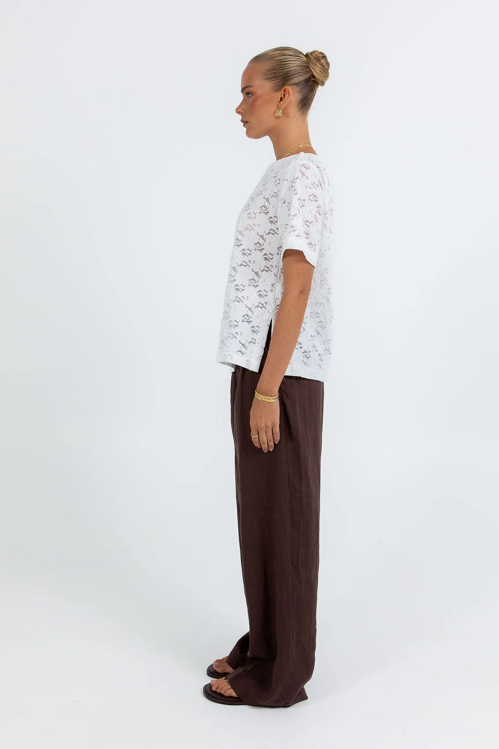 Kelsey Lace Top White - Image 4