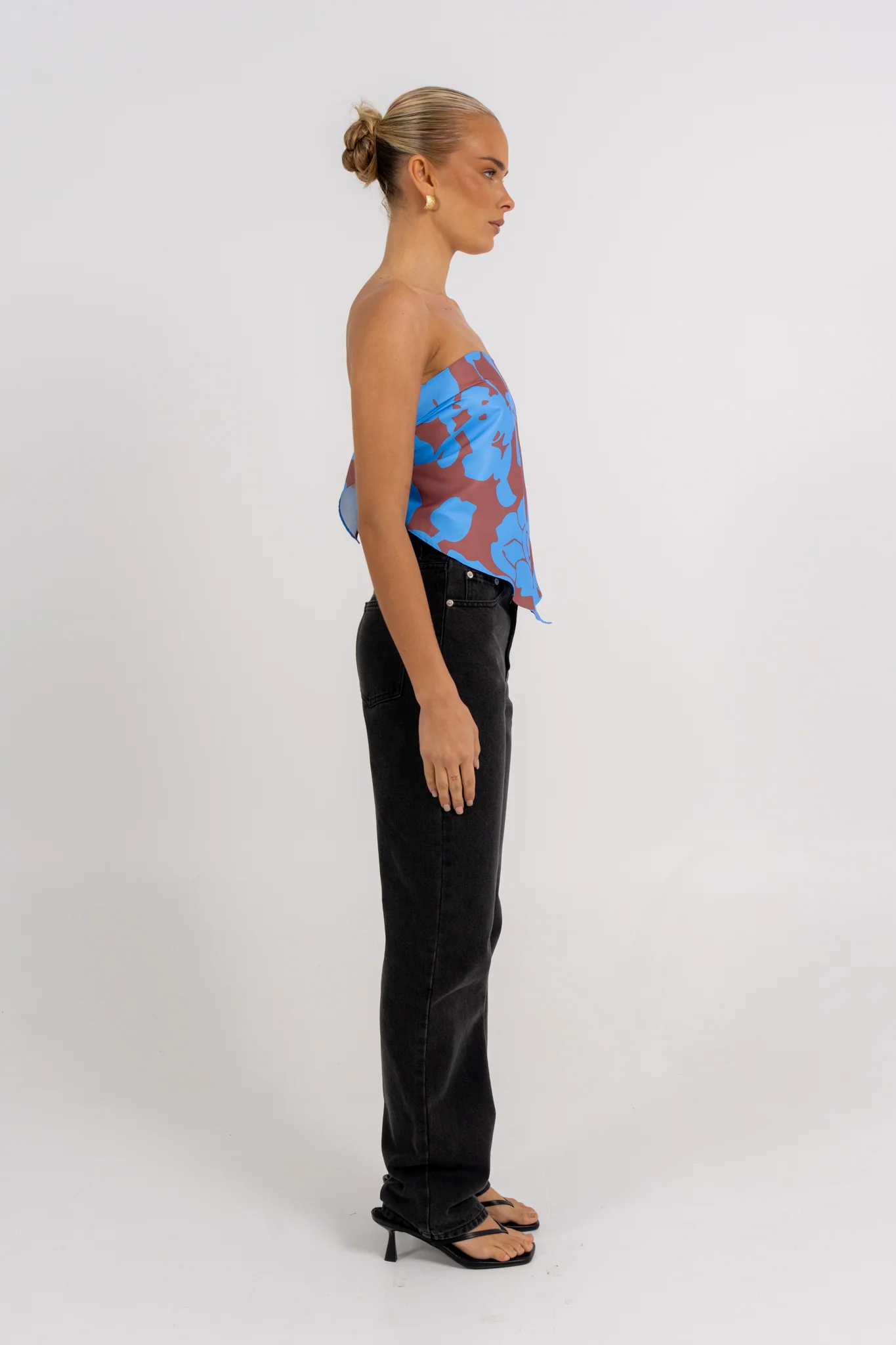 Mimi Scarf Top Azurosa Print - Image 8